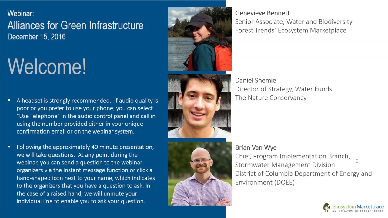 Alliances for Green Infrastructure: State of Watershed Investment 2016