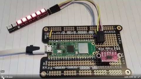 Raspberry_Pi Pico W board driving NeoPixel Micropython
