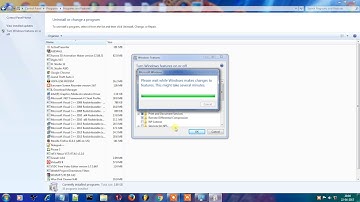 How to install IIS 7 On Window 7