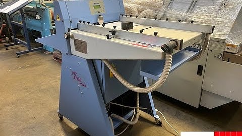 pit stop   creasing and perforating machine for sale   Gab Supplies Ltd