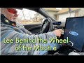 Lee Behind the Wheel of the Mach e