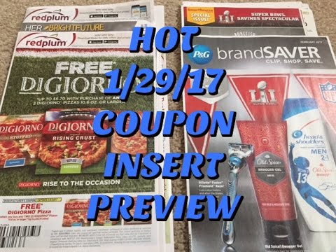 1/29/17 Coupon Insert Preview:  Lots of great coupons this week!