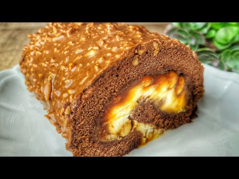 SNICKERS-Rolle, die auf der Zunge zergeht!🍮 Einfach und sehr lecker! # 278