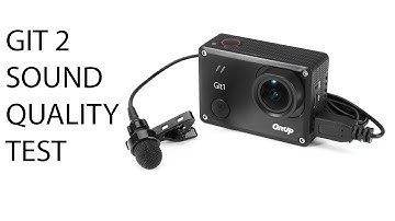 Gitup GIT2 Sound Audio Test Internal vs External microphone