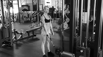 Standing Single Arm Cable Bicep Curl