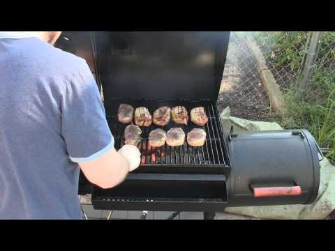 Mustard-Maple-Douglah Glazed Pork Chops featuring 7 Pot Douglah Peppers by Wicked Cactus Sauce