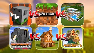 Minecraft PE VS Craftsman VS Craft Earth Boy VS Minicraft 2 VS MasterCraft screenshot 4