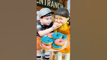 Squid Game AI Donut ASMR #squidgame #squidgame2 #ai #asmr