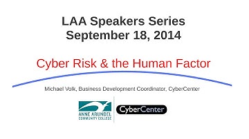 Cyber Risk & the Human Factor