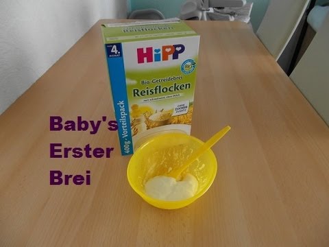 Baby S Erster Brei Youtube