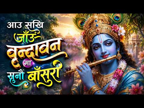 आउ सखि जाॅंउ वृन्दावनमा सुनौ बाॅंसुरी || Aau Sakhi Jau Brindavanma Bhajan By Narayanbabu Koirala