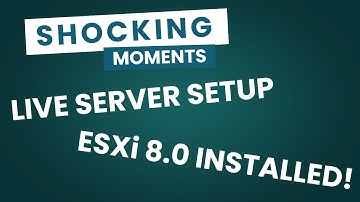 Installing VMware ESXi 8.0 on Real Server with 4 HDDs | Live Data Center Setup!