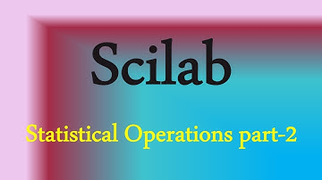 Scilab Tutorial 25: Statistical Operations in Scilab Part-2( mode calculation)