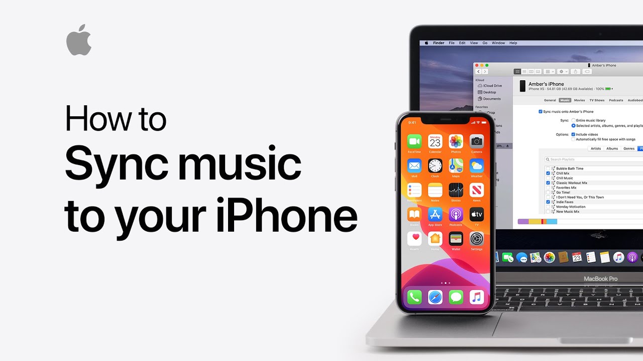 How To Sync Music From Your Mac To Your Iphone Or Ipad In Macos Catalina Apple Support Youtube