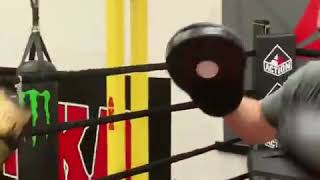 Khabib friend islam makhachev Training in AKA gym