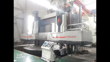 CXK5263 CNC DOUBLE COLUMN VERTICAL LATHE WITH C AXIS