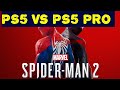 Spider-Man 2 PS5 vs PS5 Pro Graphics Comparison | 4k 60FPS