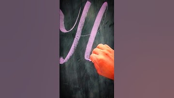 how to write letter H in calligraphy #cursive #calligraphy #shorts