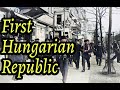 Death of a 400 year Union: The First Hungarian Republic is Born