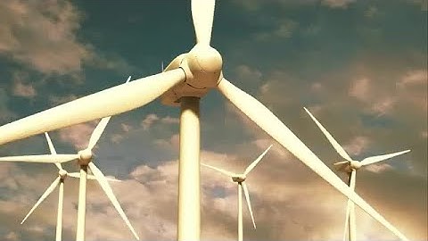 Wind Turbines Stock Motion Graphics