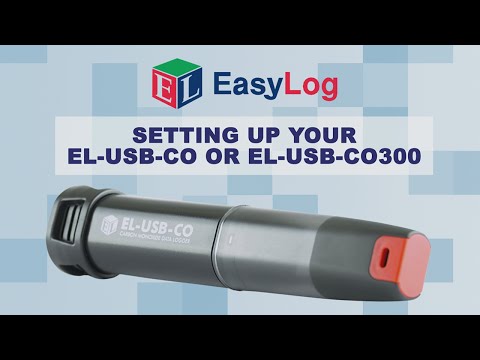 EasyLog Tutorial | EasyLog USB CO Data Logger Setup from Lascar Electronics