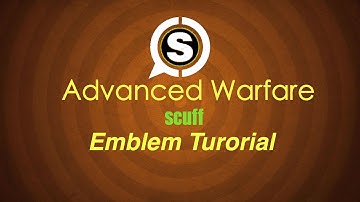 Advanced Warfare Scuff emblem tutorial
