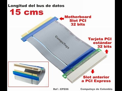 EPE06 Extensión para Slot PCI Version Anterior Standard, 20 cms COMPUTOYS ML