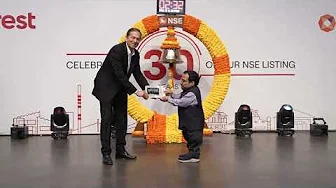 Highlights of the celebration marking 30 years of Everest Industries on NSE thumbnail
