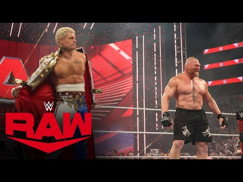 The entire Cody Rhodes Brock Lesnar Roman Reigns saga Raw highlights April 3 2023