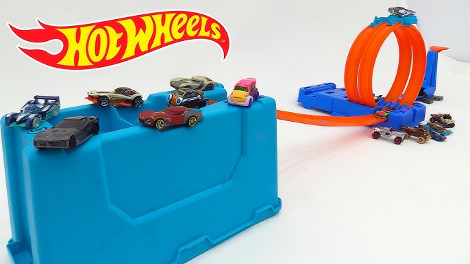 Hot Wheels - Torre de Choques Aéreos, pista para coches de juguete