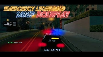 Instalar Emergency Light Mod para gta sa/SAMP Link directo mediafire