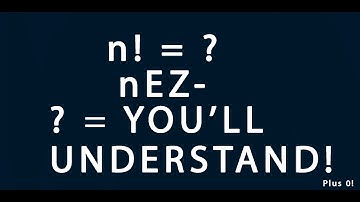 What factorials of negative numbers are (Warning: don