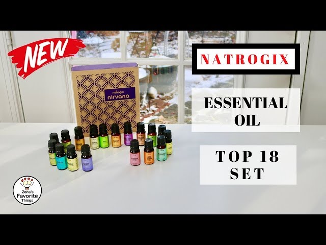 Natrogix Nirvana Essential Oils Natural Essential Oil Set ~ 18