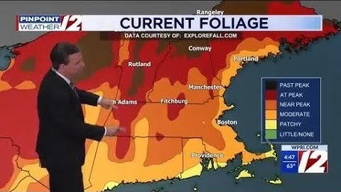 WPRI 12 Weather Forecast 10/17/25 Milder Temperatures, Dry Weekend