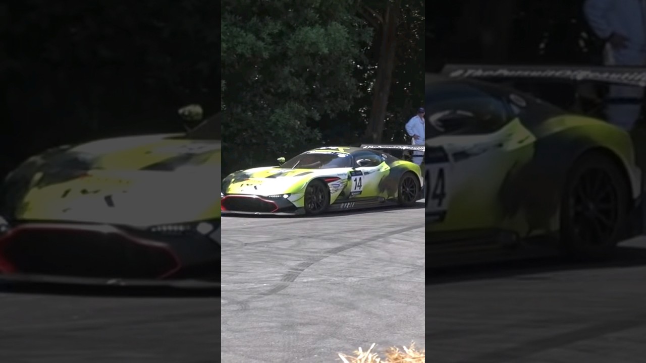 The Only Way To Do A U-Turn In A Aston Martin Vulcan AMR Pro 🔥 - Goodwood Festival of Speed 