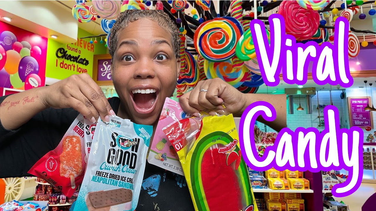 TRYING ALL THE VIRAL CANDIES YouTube