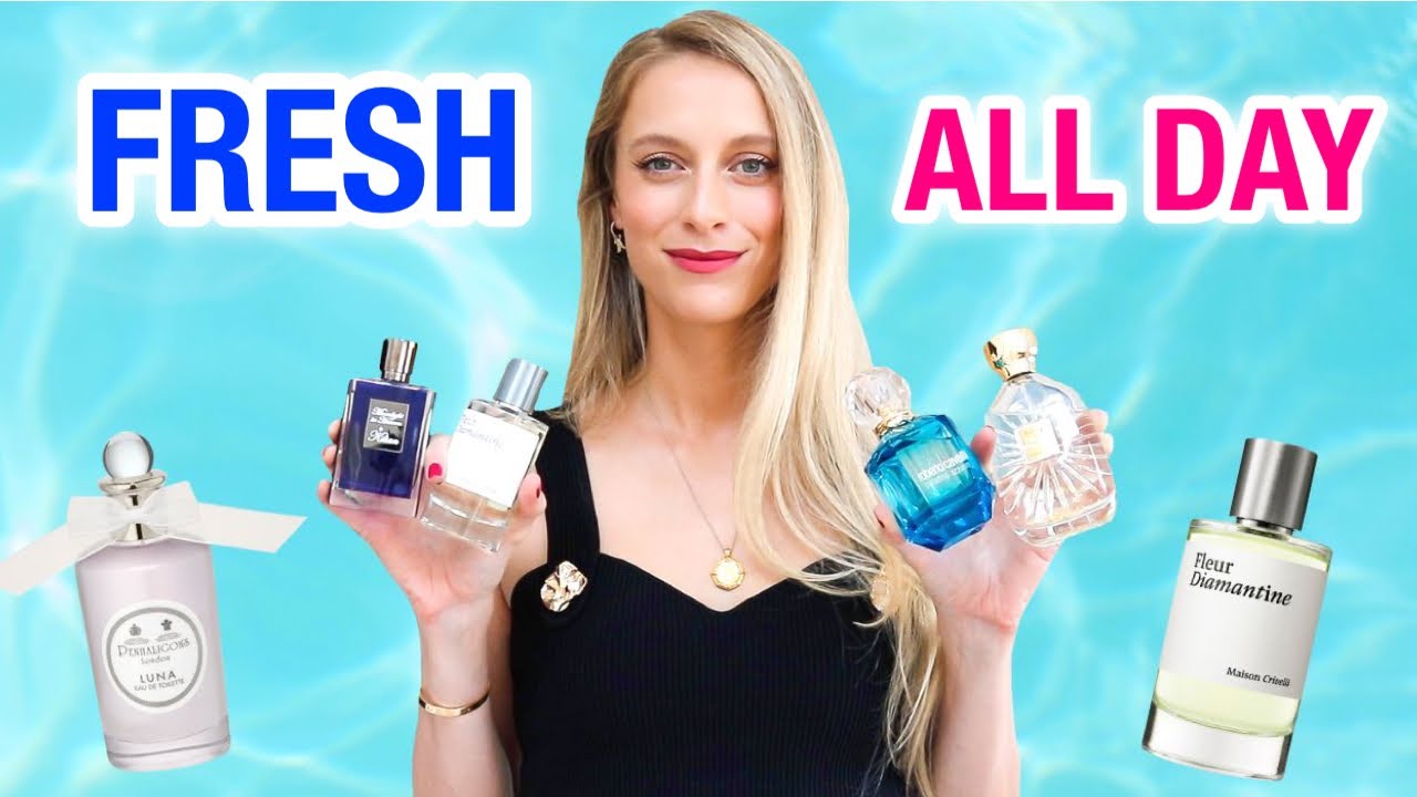 Top 8 LONGLASTING FRESH & CLEAN fragrances for women - YouTube