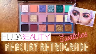 Huda Beauty Mercury Retrograde swatches