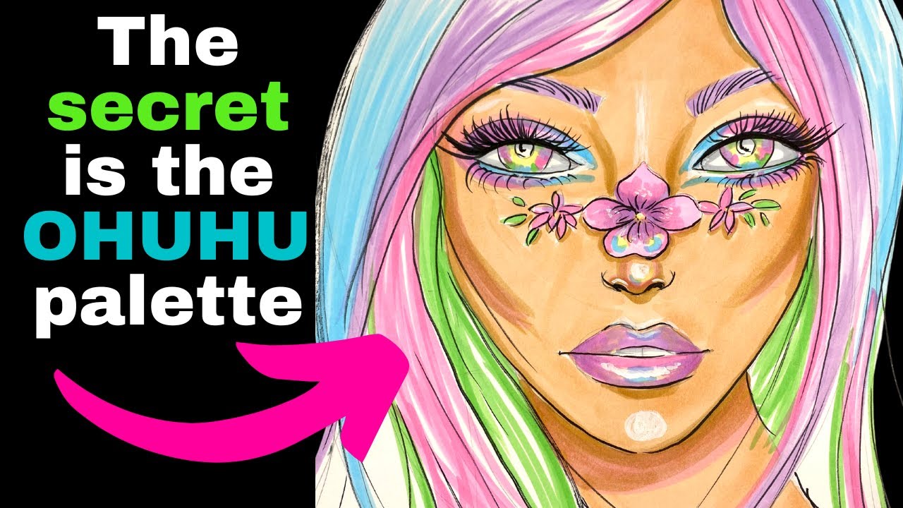 SKIN TONE MARKER SECRETS for Shading GORGEOUS FACES with Copics