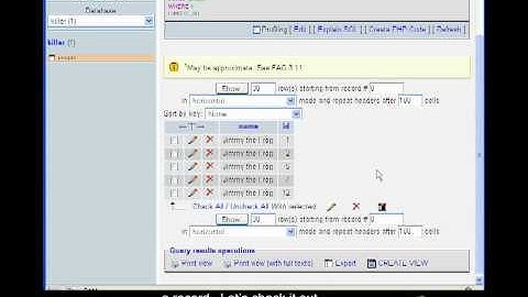 PHP and MySQL Closed Captioned - Delete Statement/Command