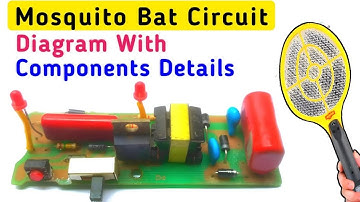 Mosquito Bat Repair || Circuit Digram & Working Theory With Components Details