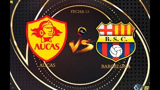 Aucas vs Barcelona |Segunda Etapa | Liga Pro Banco Pichincha | Simulación Del Partido |Pes 6 Ecuador