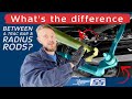 What&#39;s the Difference Between a Trac Bar and Radius Rods?