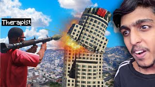 GTA 5 : But There's ULTRA REALISTIC PHYSICS! !! GAME THERAPIST screenshot 5