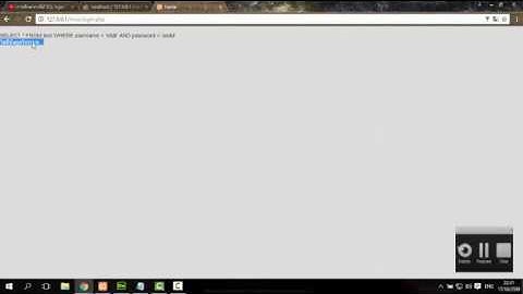สาธิตการใช้งาน SQL Injection และการป้องกัน SQL Injection