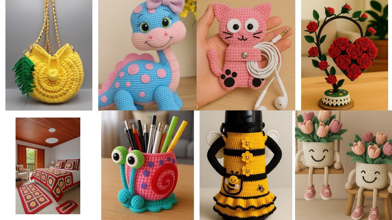 Trending latest crochet items and ideas new design pattern 2025