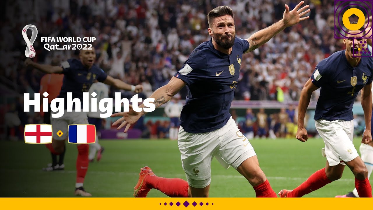 Giroud header wins it! England v France FIFA World Cup Qatar 2022