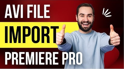 How to import AVI in Adobe Premiere Pro|Premiere Pro Hacks
