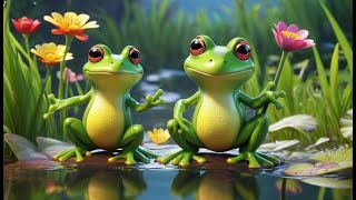 Learn Colors with Funny Frogs | Kids’ Color Learning Song and Rhyme