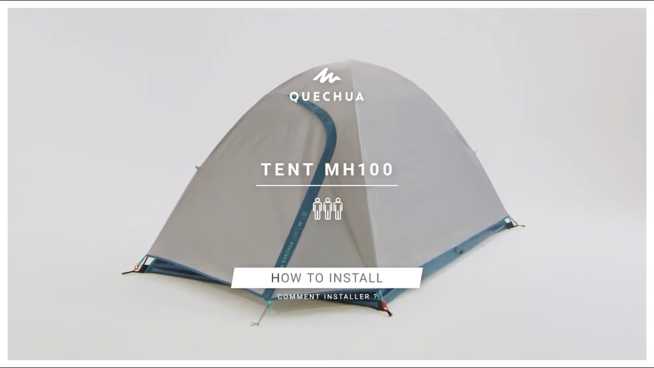 HOW TO... INSTALL THE QUECHUA MH100 TENT (3P)